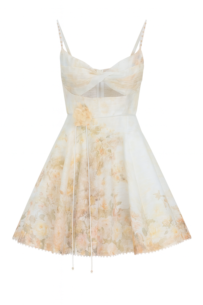 Vivienne Silk-Linen Dress