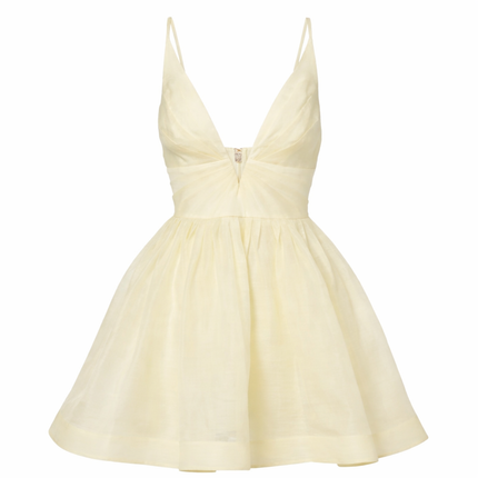 Solène Silk-Linen Dress